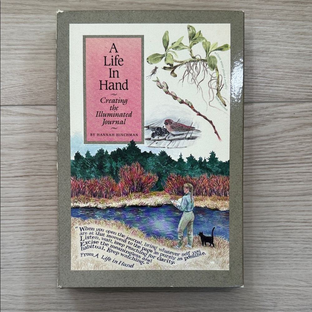 A Life In Hand Book with Nature Illustrations & Sketch book